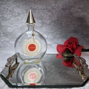 Vintage Guerlain Shalimar Perfume Bottle New York France 6.8oz 200mil Empty